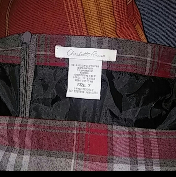 Darling Plaid Strapless Dress - Picture 4 of 4